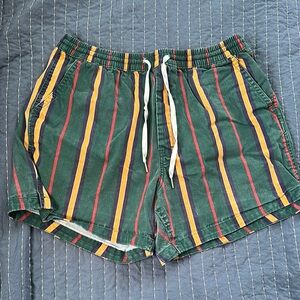 Urban Outfitters Green and Yellow Shorts